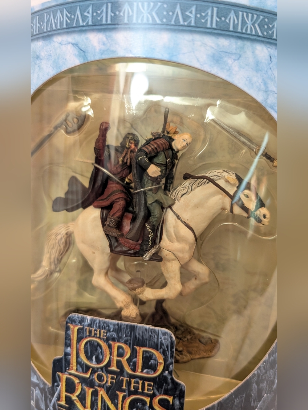 the lord of the rings Legolas & Gimli figure vintage new in box - Picture 2 of 2